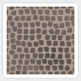 Leopard Mosaic on Beige Taupe 5748 Sticker